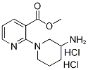 3-氨基-3,4,5,6-四氢-2H-[1,2]联吡啶-3-羧酸甲酯盐酸盐结构式_1185309-86-7结构式