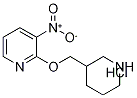 3-Nitro-2-(piperidin-3-ylmethoxy)-pyridine hydrochloride Structure,1185310-12-6Structure