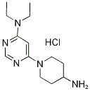 [6-(4-氨基-哌啶-1-基)-嘧啶-4-基]-二乙基-胺盐酸盐结构式_1185310-82-0结构式