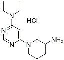 [6-(3-氨基-哌啶-1-基)-嘧啶-4-基]-二乙基-胺盐酸盐结构式_1185310-90-0结构式