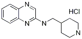 哌啶-4-甲基-喹噁啉-2-基-胺盐酸盐结构式_1185311-71-0结构式