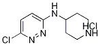 (6-Chloro-pyridazin-3-yl)-piperidin-4-yl-amine hydrochloride Structure,1185312-21-3Structure