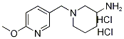 1-(6-Methoxy-pyridin-3-ylmethyl)-piperidin-3-ylamine dihydrochloride Structure,1185313-45-4Structure