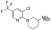 3-Chloro-5-trifluoromethyl-3,4,5,6-tetrahydro-2h-[1,2]bipyridinyl-3-ylamine hydrochloride Structure,1185313-62-5Structure