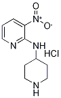 (3-Nitro-pyridin-2-yl)-piperidin-4-yl-amine hydrochloride Structure,1185316-09-9Structure