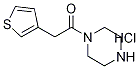 1-Piperazin-1-yl-2-thiophen-3-yl-ethanone hydrochloride Structure,1185316-81-7Structure