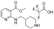 2-[(Piperidin-4-ylmethyl)-amino]-nicotinicacidmethyl ester trifluoro-acetic acid Structure,1185317-13-8Structure