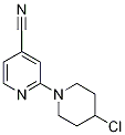 2-(4-Chloropiperidin-1-yl)isonicotinonitrile Structure,1185318-26-6Structure