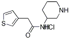 N-(piperidin-3-yl)-2-(thiophen-3-yl)acetamidehydrochloride Structure,1185319-51-0Structure