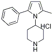 4-(2-Methyl-5-phenyl-pyrrol-1-yl)-piperidine hydrochloride Structure,1185319-71-4Structure