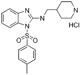 Piperidin-4-ylmethyl-[1-(toluene-4-sulfonyl)-1h-benzoimidazol-2-yl]-amine hydrochloride Structure,1185319-90-7Structure