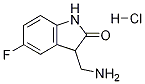 3-(氨基甲基)-5-氟-1,3-二氢-2H-吲哚-2-酮盐酸盐结构式_1185369-69-0结构式