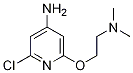 2-Chloro-6-(2-(dimethylamino)ethoxy)pyridin-4-amine Structure,1186112-12-8Structure