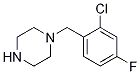 1-(2-氯-4-氟苄基)哌嗪结构式_118630-33-4结构式