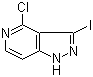 4-Chloro-3-iodo-1h-pyrazole[4,3-c]pyridine Structure,1186647-69-7Structure