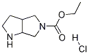 Hexahydro-pyrrolo[3,4-b]pyrrole-5(1h)-carboxylic acid ethyl ester hydrochloride Structure,1186663-22-8Structure