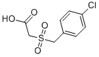 [(4-Chlorobenzyl)sulfonyl]acetic acid Structure,118672-20-1Structure