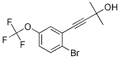 4-(2-Bromo-5-(trifluoromethoxy)phenyl)-2-methylbut-3-yn-2-ol Structure,1187385-74-5Structure