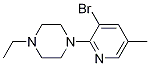 3-Bromo-2-(4-ethylpiperazino)-5-methylpyridine Structure,1187386-39-5Structure