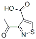 4-Isothiazolecarboxylic acid, 3-acetyl-(9ci) Structure,118739-39-2Structure