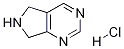 6,7-Dihydro-5h-pyrrolo[3,4-d]pyrimidinehydrochloride Structure,1187830-46-1Structure