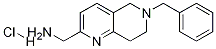 (6-Benzyl-5,6,7,8-tetrahydro-1,6-naphthyridin-2-yl)methanamine hydrochloride Structure,1187830-89-2Structure