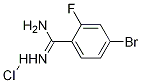 4-Bromo-2-fluoro-benzamidine hydrochloride Structure,1187927-25-8Structure