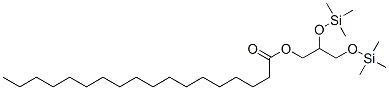 Stearic acid 2,3-bis(trimethylsilyloxy)propyl ester Structure,1188-75-6Structure