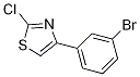 4-(3-Bromophenyl)-2-chlorothiazole Structure,1188037-87-7Structure