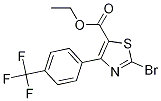 Ethyl 2-bromo-4-(4-(trifluoromethyl)phenyl)thiazole-5-carboxylate Structure,1188153-49-2Structure