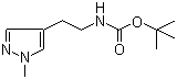 Tert-butyl 2-(1-methyl-1h-pyrazol-4-yl)ethylcarbamate Structure,1188264-99-4Structure