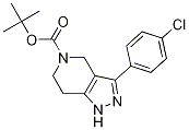 Tert-butyl 3-(4-chlorophenyl)-6,7-dihydro-1h-pyrazolo[4,3-c]pyridine-5(4h)-carboxylate Structure,1188265-37-3Structure