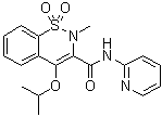 4-Isopropoxy-2-methyl-n-(2-pyridinyl)-2h-1,2-benzothiazine-3-carboxamide 1,1-dioxide Structure,118854-49-2Structure