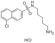 N-(5-aminopentyl)-5-chloro-1-naphthalene-sulfonamide hydrochloride Structure,118896-95-0Structure