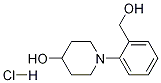 1-(2-Hydroxymethylphenyl)piperidin-4-ol hydrochloride Structure,1189437-95-3Structure