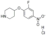 4-(2-Fluoro-4-nitrophenoxy)piperidine hydrochloride Structure,1189653-33-5Structure