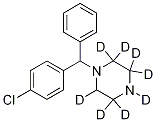 1-[(4-Chlorophenyl)phenylmethyl]piperazine-d8 Structure,1189925-23-2Structure