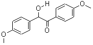 2-Hydroxy-1,2-bis(4-methoxyphenyl)；thanone Structure,119-52-8Structure