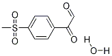 2-(4-(Methylsulfonyl)phenyl)-2-oxoacetaldehydehydrate Structure,1190013-02-5Structure