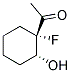 Ethanone, 1-(1-fluoro-2-hydroxycyclohexyl)-, trans-(9ci) Structure,119030-22-7Structure