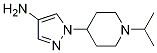 1-(1-异丙基哌啶-4-基)-1H-吡唑-4-胺结构式_1190380-65-4结构式