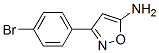 3-(4-Bromophenyl)isoxazol-5-amine Structure,119162-53-7Structure