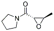 反式-(9ci)-1-[(3-甲基环氧乙烷)羰基]-吡咯烷结构式_119163-32-5结构式