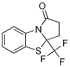 3a-(三氟甲基)-3,3a-二氢苯并[d]吡咯并[2,1-b]噻唑-1(2H)-酮结构式_1191890-53-5结构式