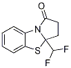 3a-(二氟甲基)-3,3a-二氢苯并[d]吡咯并[2,1-b]噻唑-1(2H)-酮结构式_1191927-89-5结构式