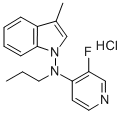 N-(3-fluoropyridin-4-yl)-3-methyl-n-propyl-indol-1-amine Structure,119229-65-1Structure