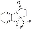 3a-(二氟甲基)-2,3,3a,4-四氢-1H-苯并[d]吡咯并[1,2-a]咪唑-1-酮结构式_1192308-63-6结构式