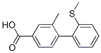 2-Methyl-2-(methylthio)-[1,1-biphenyl]-4-carboxylicacid Structure,1192547-93-5Structure