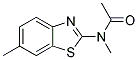 (9ci)-n-甲基-n-(6-甲基-2-苯并噻唑)-乙酰胺结构式_119283-23-7结构式