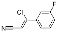 (Z)-3-氯-3-(3-氟苯基)丙烯腈结构式_1192875-03-8结构式